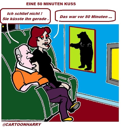 Cartoon: Schläfrich (medium) by cartoonharry tagged schläfrich,fernsehen