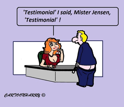 Cartoon: Testimonium (medium) by cartoonharry tagged testimonial,doctor,cartoons,cartoonists,cartoonharry,dutch,toonpool