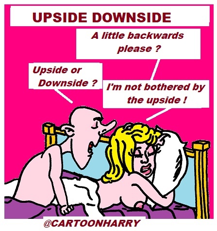 Cartoon: Upside Downside (medium) by cartoonharry tagged upside,downside,cartoonharry