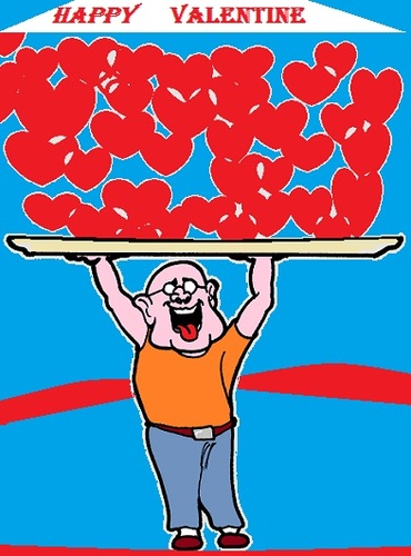 Cartoon: valentine (medium) by cartoonharry tagged valentine