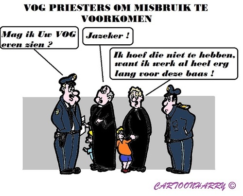 Cartoon: VOG (medium) by cartoonharry tagged vog,pastoor