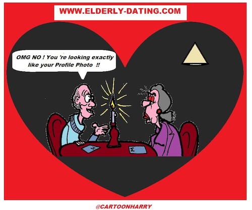 Cartoon: WWW.ELDERLY.DATING.COM (medium) by cartoonharry tagged cartoonharry