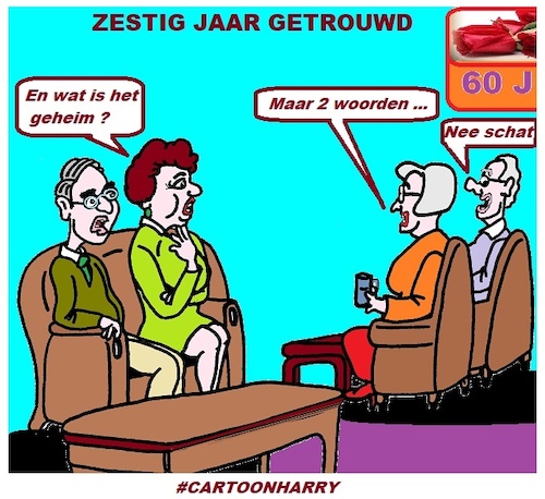 Cartoon: Zestig Jaar (medium) by cartoonharry tagged zestig,woorden,cartoonharry