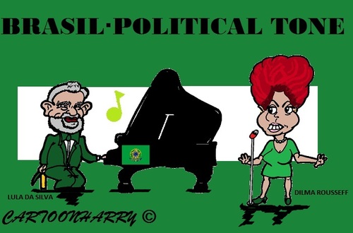 Cartoon: VIP Music Tour (medium) by cartoonharry tagged vips,famous,politicians,cartoons,cartoonists,cartoonharry,dutch,toonpool