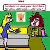 Cartoon: Absichten (small) by cartoonharry tagged absichten,frauen,essen