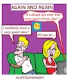 Cartoon: Again and Again (small) by cartoonharry tagged again,cartoonharry