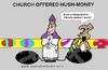 Cartoon: An Offering Church (small) by cartoonharry tagged hushmoney,priest,church,rabbit,easter,cartoonharry