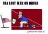 Cartoon: Another USA War (small) by cartoonharry tagged usa,drugs,war,lost