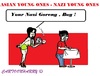 Cartoon: Asian Youth (small) by cartoonharry tagged nazi,hitler,asian,youth,popular,toonpool