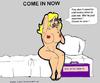 Cartoon: Come In Now (small) by cartoonharry tagged cartoonharry cartoon girl girls naked