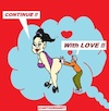 Cartoon: Continue (small) by cartoonharry tagged love,continue,cartoonharry
