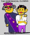 Cartoon: Demoniacal Clowns (small) by cartoonharry tagged khadaffi,ahmadinejad,clowns