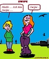 Cartoon: Der Name ist (small) by cartoonharry tagged name,swipe