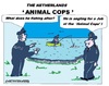 Cartoon: Dutch Animal Cops (small) by cartoonharry tagged holland,animalcops,fishing,police,phenomenon,cartoon,cartoonist,cartoonharry,dutych,toonpool