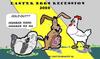 Cartoon: Easter Recession (small) by cartoonharry tagged chicken cartoonharry recesssion easter