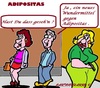 Cartoon: Eine Beobachtung (small) by cartoonharry tagged adipositas