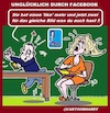 Cartoon: Facebook (small) by cartoonharry tagged facebook,glück,likes