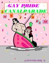 Cartoon: GayParade (small) by cartoonharry tagged gaypride,gayparade,canalparade,gays,lesbians,homo,amsterdam,cartoon,cartoonist,cartoonharry,dutch,toonpool
