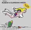 Cartoon: Guardian Angel (small) by cartoonharry tagged miracle,guardian,angel,tripoli,ruben,cartoonharry