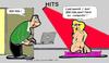 Cartoon: Hits (small) by cartoonharry tagged cartoons,cartoon,cartoonharry,girls,girl,naked