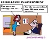 Cartoon: Hollande et Royal (small) by cartoonharry tagged france,hollande,royal,secretary,president,government