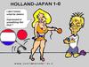 Cartoon: Impressed (small) by cartoonharry tagged holland japan dreamy dutch africa fifa impressed cartoonharry