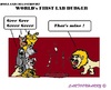 Cartoon: LabBurger or AnimalCracker (small) by cartoonharry tagged tubeburger,labburger,animals,animalcracker