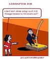 Cartoon: Lebhafter Job (small) by cartoonharry tagged lebhaft,cartoonharry