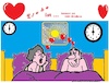 Cartoon: Liebe um die Uhr (small) by cartoonharry tagged liebe,uhr,cartoonharry