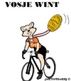 Cartoon: Marianne Vos (small) by cartoonharry tagged goud,vos,marianne,olympics,london,nederland,holland,cartoon,cartoonist,cartoonharry,dutch,toonpool