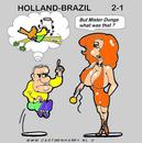 Cartoon: Holland 2 Brazil1 (small) by cartoonharry tagged holland,brazil,dunga,fifa,worldcup,dreamy,cartoonist,cartoonists,dutch,cartoonharry