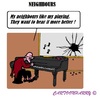 Cartoon: Neighbours (small) by cartoonharry tagged piano,music,noisy,neighbour