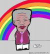 Cartoon: Nelson Mandela (small) by cartoonharry tagged robben