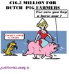 Cartoon: Pig Farmers (small) by cartoonharry tagged pigfarmers,money,finally,toonpool