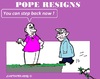 Cartoon: Pope Benedict (small) by cartoonharry tagged pope,benedict,rome,catholic,church,step,gay,cartoons,cartoonists,cartoonharry,dutch,toonpool