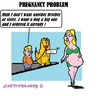 Cartoon: Pregnant (small) by cartoonharry tagged pregnant,pregnancy,brother,sister,dog,problems