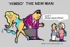 Cartoon: The New  Man (small) by cartoonharry tagged himbo,bimbo,man,woman