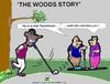 Cartoon: The Woods Story (small) by cartoonharry tagged cartoonharry,tiger,woods,story,cartoon