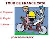 Cartoon: Tour de France 2020 (small) by cartoonharry tagged tourdefrance2020,cartoonharry