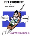 Cartoon: Transport Luis Suarez (small) by cartoonharry tagged fifa,soccer,brasil,suarez,bite,transport,punishment,uruguay