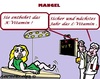 Cartoon: Vitamin (small) by cartoonharry tagged mangel,vitamin