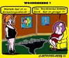 Cartoon: Wochenende (small) by cartoonharry tagged wochenende