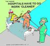 Cartoon: Work Clean (small) by cartoonharry tagged hospital,clean,cartoonharry