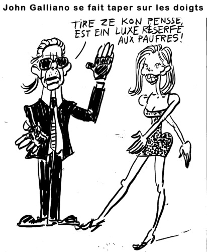 Cartoon: Cartoon Karl Lagerfeld (medium) by Zombi tagged karl,lagerfeld,cartoon