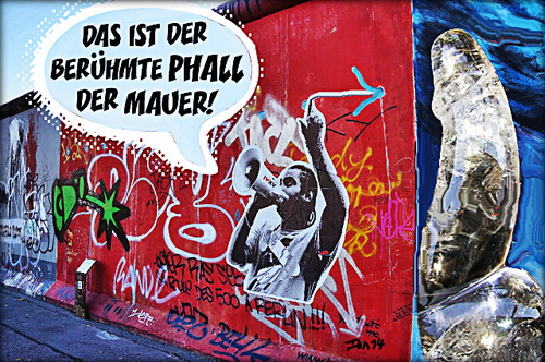 Cartoon: Der Phall der Mauer (medium) by Vanessa tagged mauer,berlin,politik,ost,west,wende,ddr,brd,wiedervereinigung,tag,deutschland,einheit,der