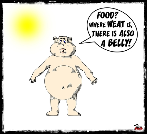 Cartoon: Food (medium) by Vanessa tagged food,weat,health,diet,industry