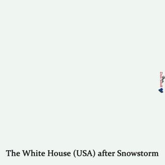 Cartoon: The White house after Snowstorm (medium) by Vanessa tagged white,house,politik