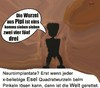 Cartoon: Die Wurzel aus Pipi (small) by Vanessa tagged urin,mathematik,notdurft,rechnen,medizin,wissenschaft,neurologie,implantate,esel,wc