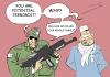 Cartoon: potential terrorist! (small) by ademmm tagged terror america iraq war usa soldier