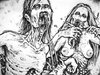 Cartoon: Zombie couple (small) by MrHorror tagged zombie,couple,two,undead